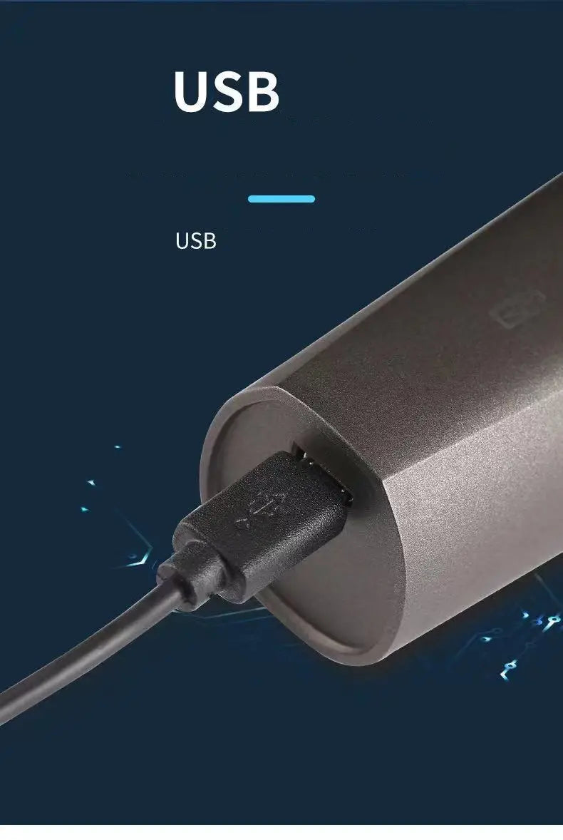 3-in-1 Electric Razor for Men with Trimmer and Shaver