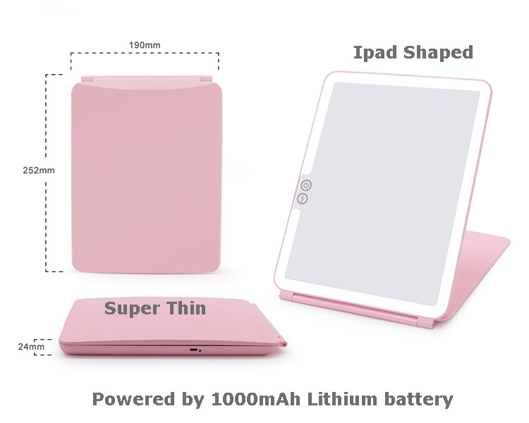 Multifunctional LED Makeup Mirror