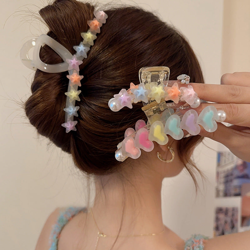 Love Star Hair Clip - Fashionable Simple Accessory