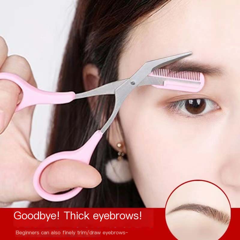 Eyebrow Scissors with Comb for Beginners and Makeup