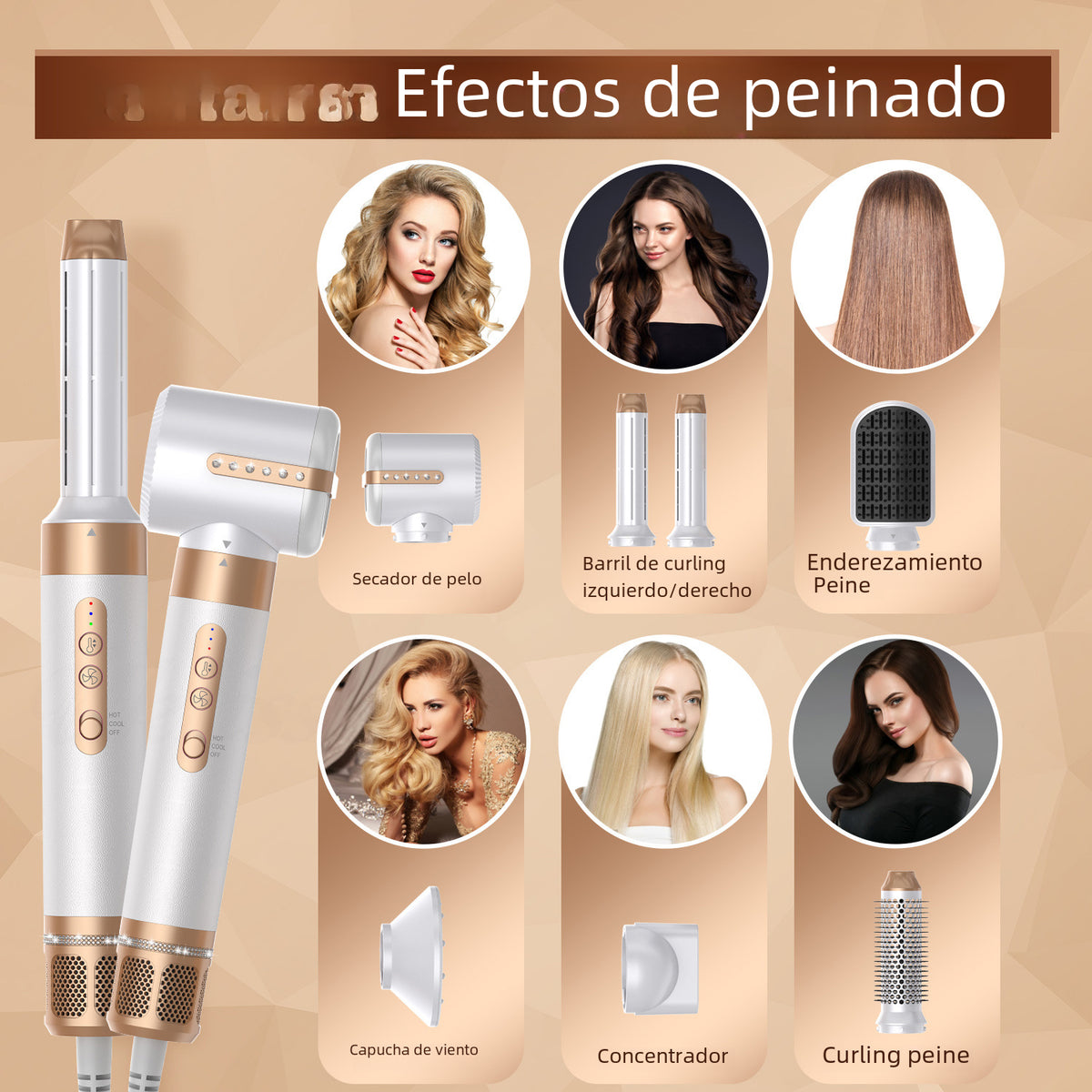 7-in-1 High-Speed Hot Air Brush for Styling